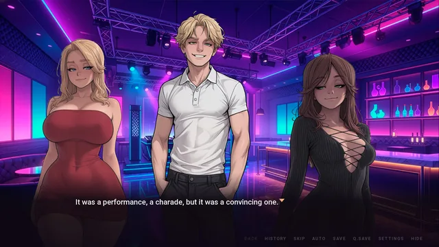 Lisa, Mark and Rachel at the club